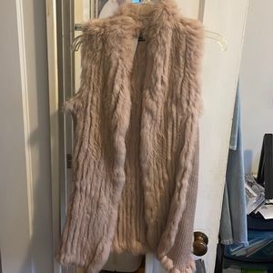 Love token 100% rabbit fur